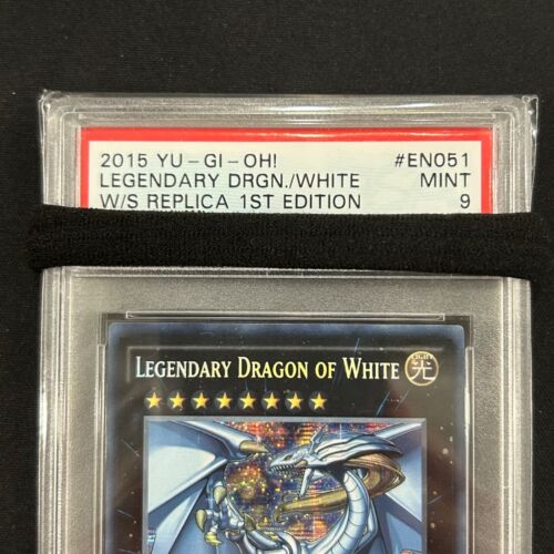 PSA9 Legendary Dragon of White, Legendary Magician of Dark English Yu-Gi-Oh! - Picture 6 of 9