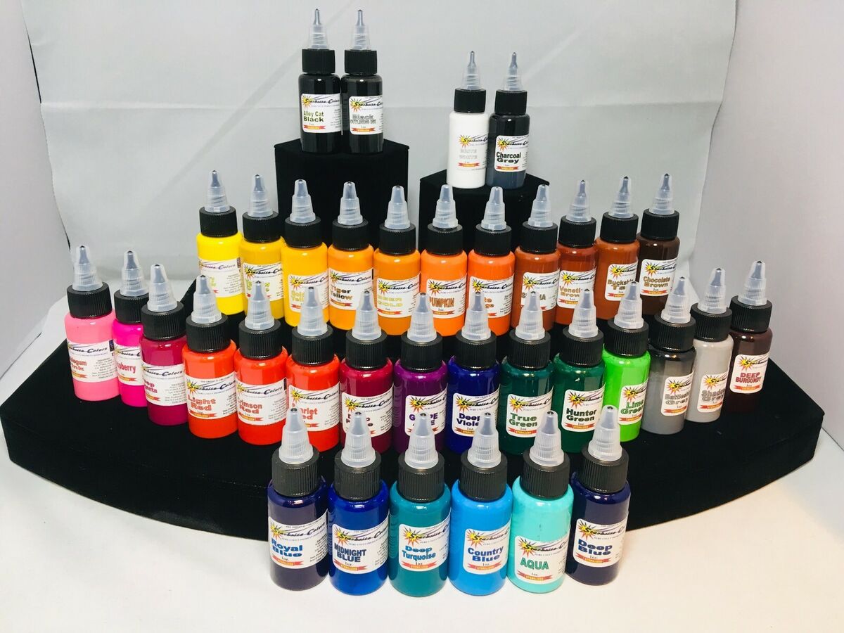 Starbrite Tattoo Ink Made In USA CLOSEOUT SALE reg retail $6.25 - $20.75