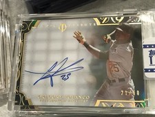 2015 Topps Tribute Framed Autographs Black #TAGP Gregory Polanco pirates #21/50!