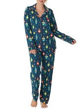 BedHead - Classic Long Sleeve Pajama Set - Dog Ornaments - Large