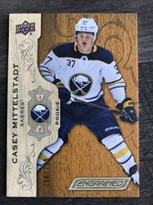 2018-19 Upper Deck Engrained Casey Mittelstadt Rookie #110/299 Buffalo Sabres
