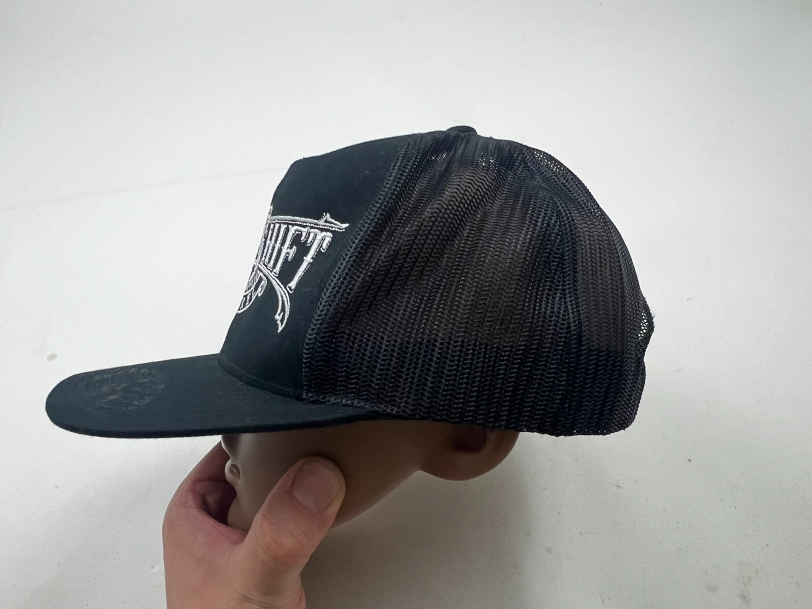 Off Shift Hat Cap Snapback Black White Embroidere… - image 4