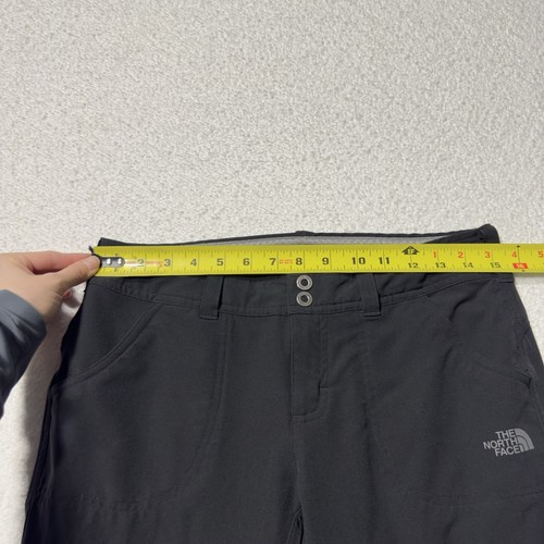 The North Face Women’s Hiking Pants Solid Black Outdoor Climbing Drawstring Sz 4 - Picture 8 of 11