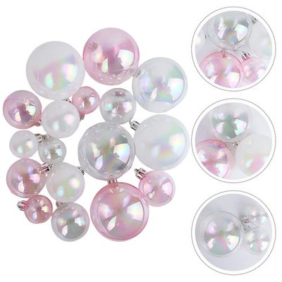 17 PCs Geburtstagstorte Topper Ball Back Ornamente Bunte Balldekorationen