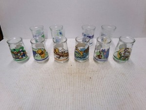 Lot of 10 Welch's Drinking Glasses Mxd Character Glasses