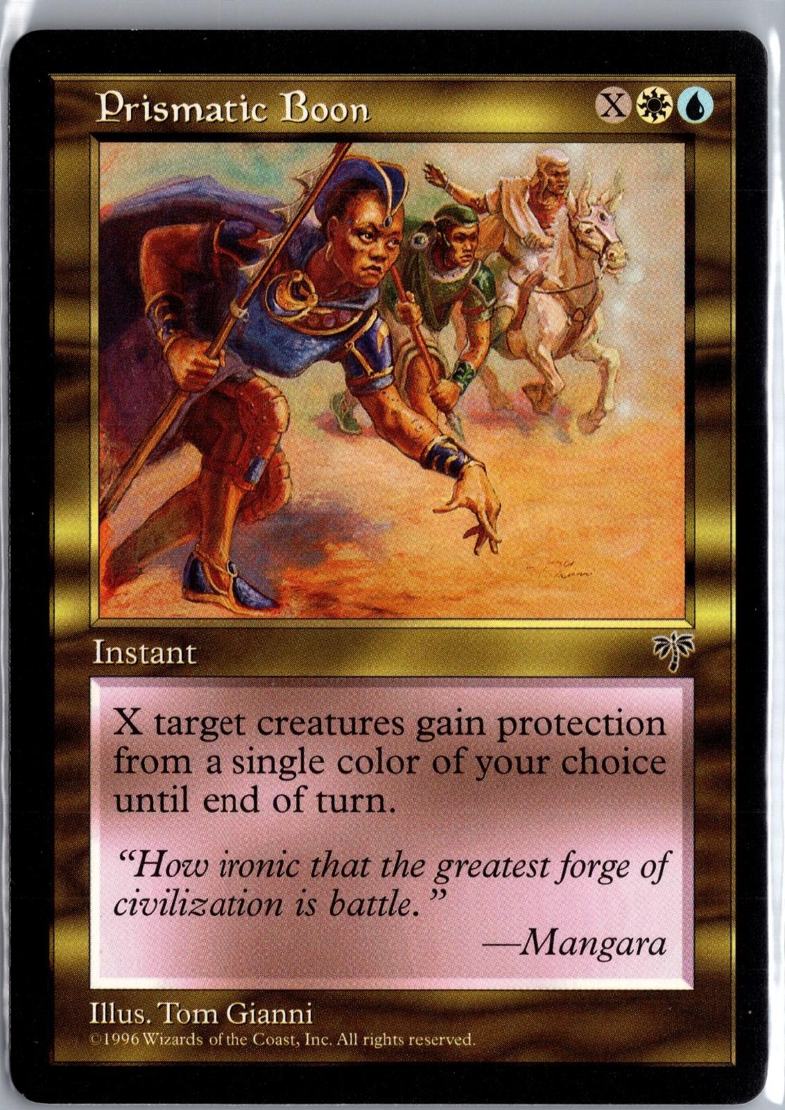 Prismatic Boon Uncommon Mirage Magic: The Gathering Lightly Played