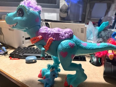 Mattel Cave Club Fashion Dolls Lot Of 5 with Tyrasaurus and Dino Baby Crystal