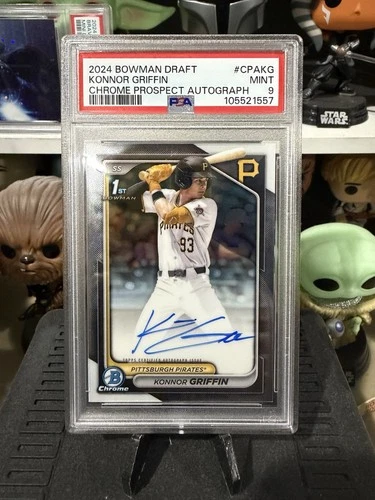 2024 Bowman Draft - Chrome Prospect Autographs Konnor Griffin #CPA-KG PSA 9