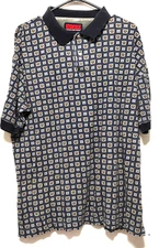 Pivot Rules Sz L mens blue polo short sleeve outdoor pullover lightweight adult