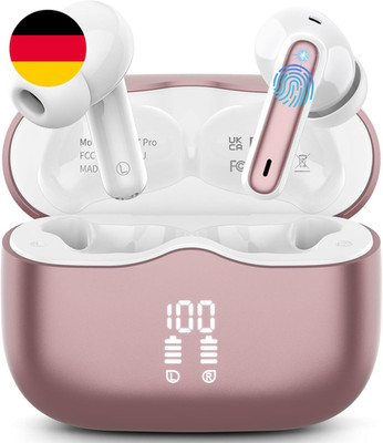 Bluetooth Kopfhörer, Kopfhörer Kabellos Bluetooth 5.4 in Ear Kopfhörer Mit 4 ENC