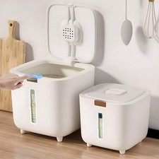 5/10KG Rice Sealed Container Food Cereal Grain Flour Airtight Organizer Storage