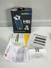 ZOOM H6 Handy Recorder 6-Track Portable Audio Interface with XY  Mid-Side Mics