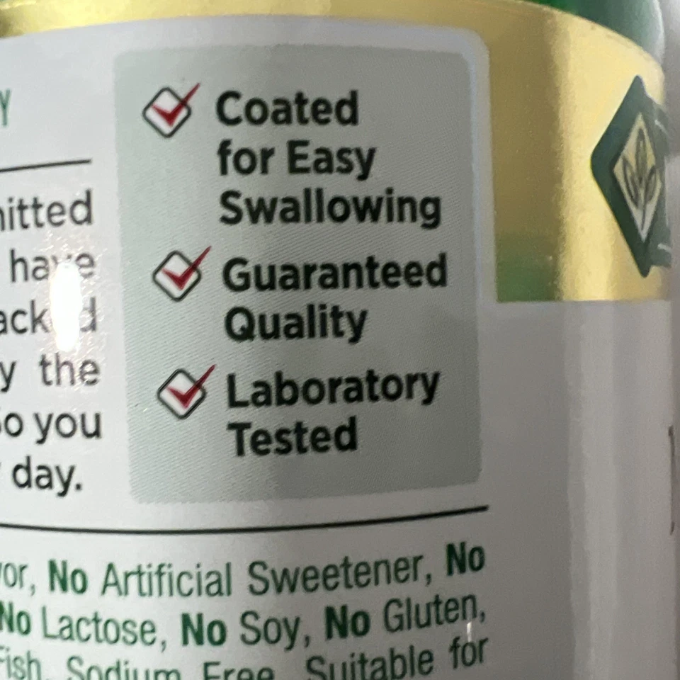 Магний Nature's Bounty 500 мг минеральная добавка упаковка 2 шт. - 200 таблеток - Изображение 4 из 4