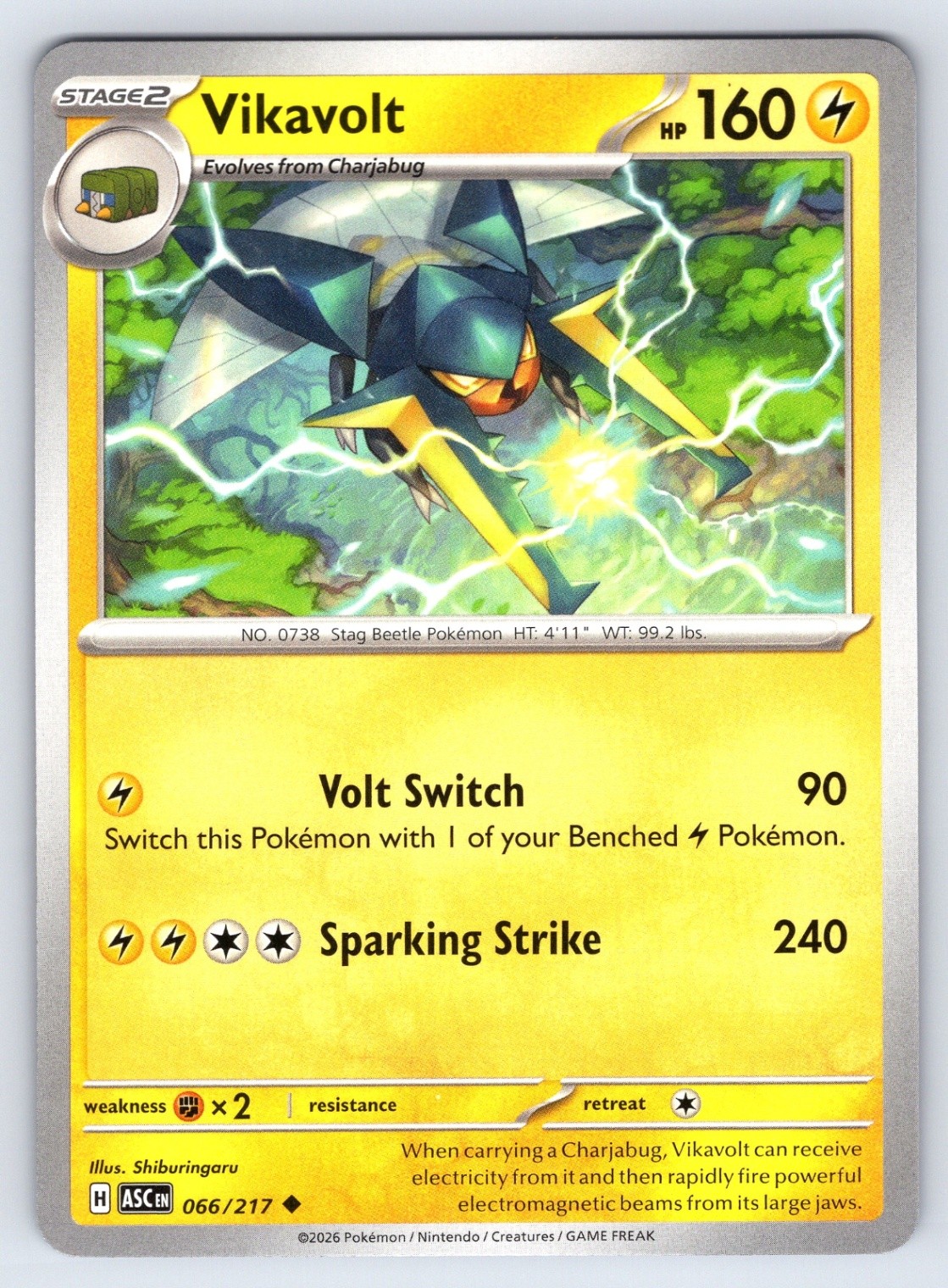 Vikavolt - Uncommon ME: Ascended Heroes 066/217 NM