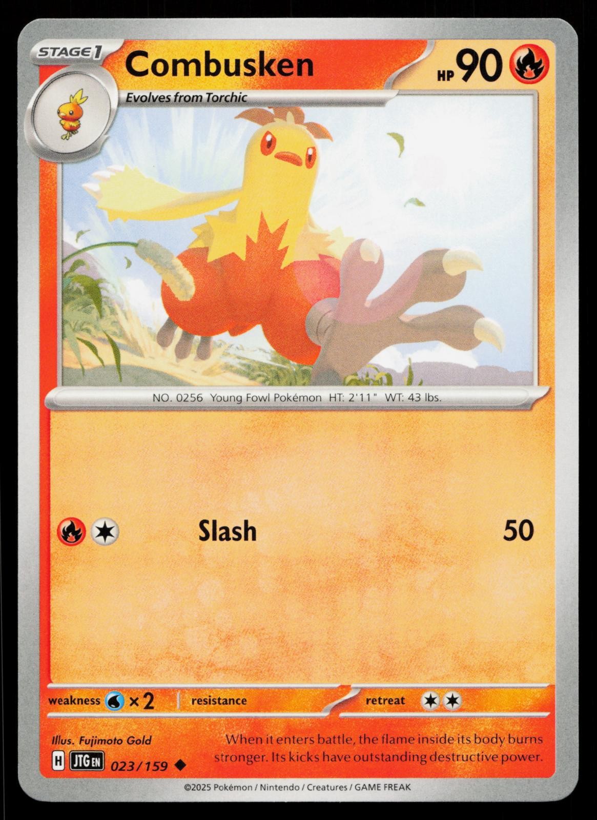 Combusken 023/159 Journey Together Pokemon Near Mint
