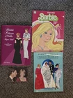 Princess Diana Paper Doll Books- Lot Of 3 Books RARE POSTCARD And Vintage Barbie