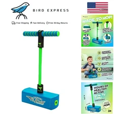 Durable Foam Pogo Jumper for Kids – Safe Pogo Stick Ages 3+, 250lbs - Blue