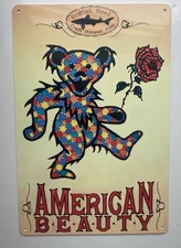 Dogfish Head Beer - Grateful Dead Sign  - American Beauty - Dancing Bear GLOSSY