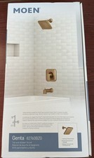 NEW MOEN 82760BZG Genta 1-Spray Tub Shower Trim W/Valve Bronzed Gold B35