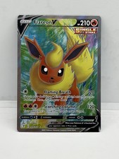 Flareon V (Full Art) 169/203 SWSH07: Evolving Skies Holo on eBay