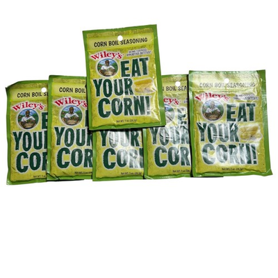 #ad Wileys Corn Boil Seasoning Lot of 6 Packs 1 oz Each Corn and Seafood Boil $19.98