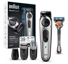 Braun BT5060 Beard Trimmer nd Hair Clipper for Men - Black/Silver