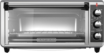 BLACK+DECKER (TO3250XSBD) 8-Slice Extra Wide Convection Countertop Toaster Oven