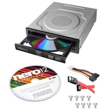 Lite-On 24X SATA Internal DVD+/-RW Drive Optical Drive IHAS124-14 + Nero 12