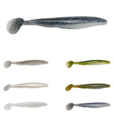 Strike King Swimn Caffeine Soft plastic lure 10cm Rubber Fish Perch Black Bait