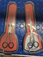 Rose Line Dog Grooming Scissors Left Handed. Sharpened