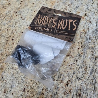 NOS Primo Andy's Nuts 3/8'' to 14mm Axle Adapters Short Mid School BMX