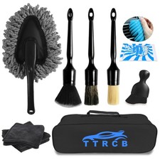 10PCS Car Detailing Cleaning Kit Interior Cleaner, Car Detailing Brushes, Car Du