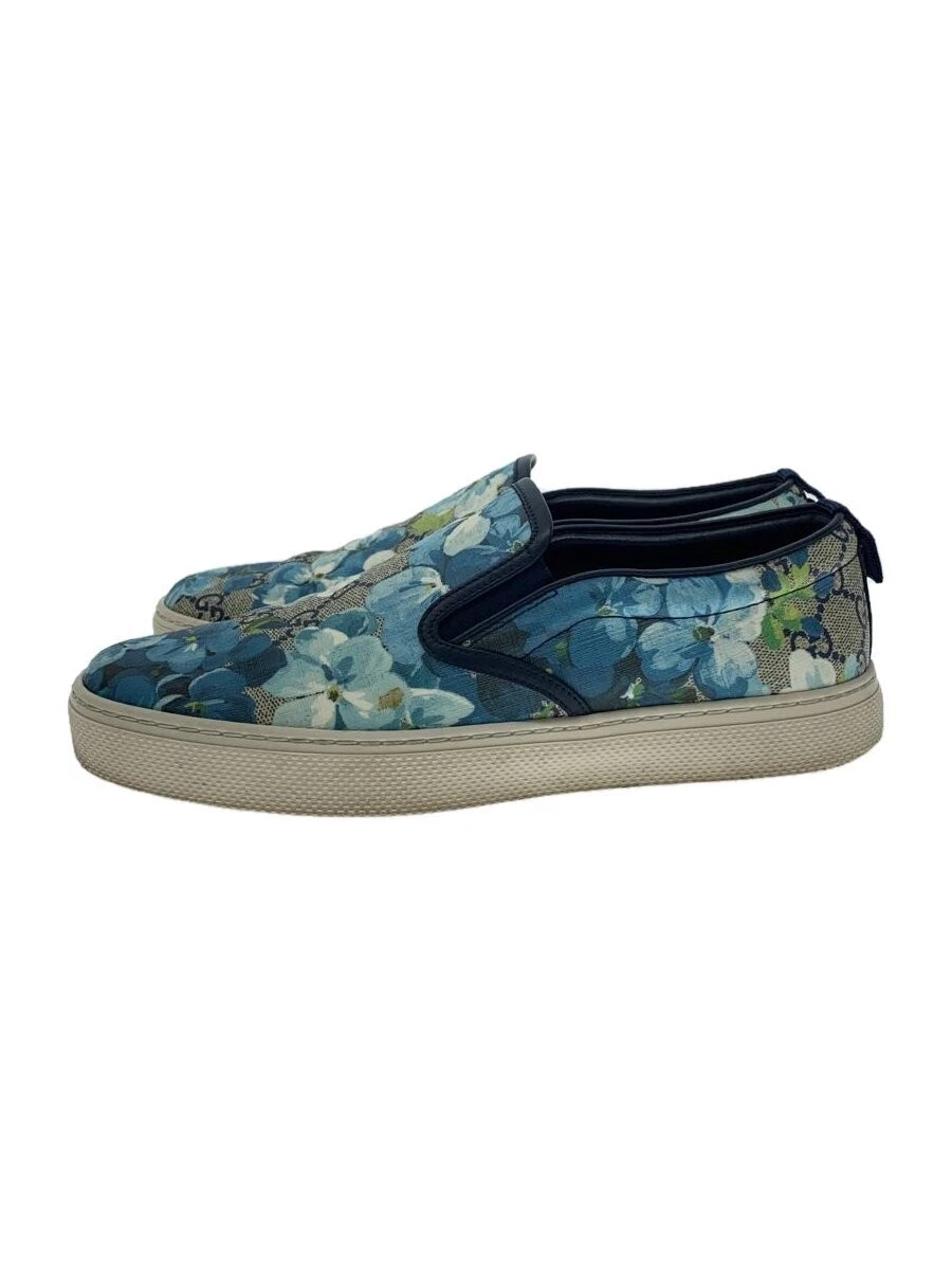 Baskets à enfiler Gucci UK6 bleu GG cuir Spoom occasion