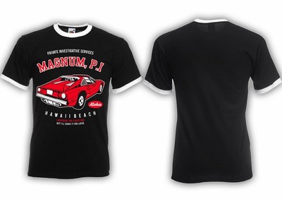 Magnum P.I.  RINGER Tshirt,Tom Selleck,TV Hawaii,Island Hoppers,Aloha,80er,Kult