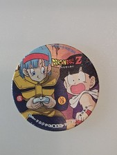 Dragon Ball Z Bulma, Gohan Round Menko Card Japanese Anime Vintage