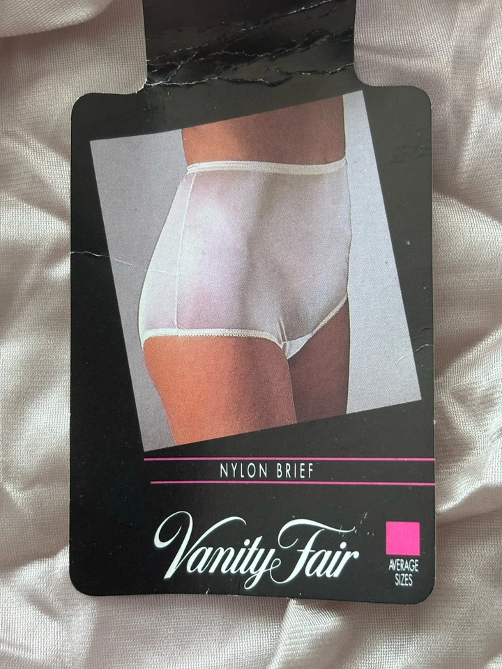 Bragas Calzoncillos Clásicas Vintage Vanity Fair Nylon Ravissant 15712 Gris Talla 6 Foto 3 de 4