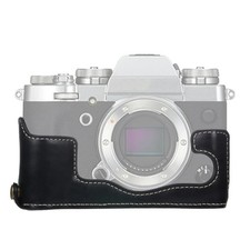 For Fujifilm X-T3 X-T2 Pu Leather Camera Half Case Base