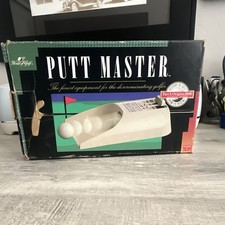 The Putt Master Putting Aid Trainer Ball Return/Collector Nero testato e funzionante