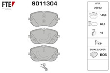 FTE Bremsbelagsatz Scheibenbremse 9011304 für MERCEDES KLASSE MODEL S206 W206