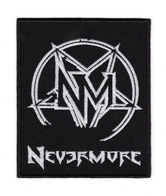 Nevermore Embroidered Sew On Patch American Groove Progressive Metal Band Logo