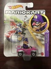 Hot Wheels Mario Kart Waluigi Badwagon New Sealed On Card US Seller In Hand