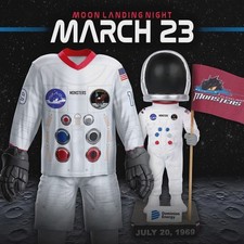 Cleveland Monsters Hockey Shirt 50th Anniversary of the Apollo 11 Fullsize