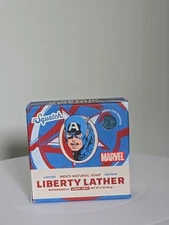 Dr. Squatch Liberty Lather Men’s Natural Soap Marvel Limited Ed. 5oz Light Grit