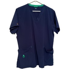 Carhartt Force Modern Fit Scrub Top Size XL Blue