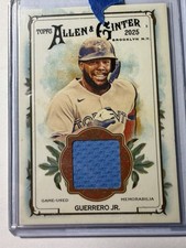 2025 Topps Allen & Ginter VLADIMIR GUERRERO JR. Game-Used Jersey Blue Jays