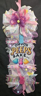 Oh For Peeps Sake..Easter Front Door Swag 