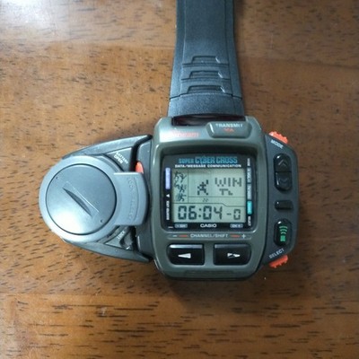 Casio Super Cyber Cross JG-200 Vintage Digital Super Optical