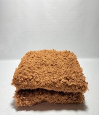 MIULEE Pack of 2 Faux Fur Throw Pillow Covers 20x20 Brown