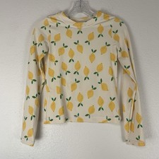 Hanna Andersson Rash Guard Girls 12 Lemons Long Sleeve Crewneck Pullover Swim