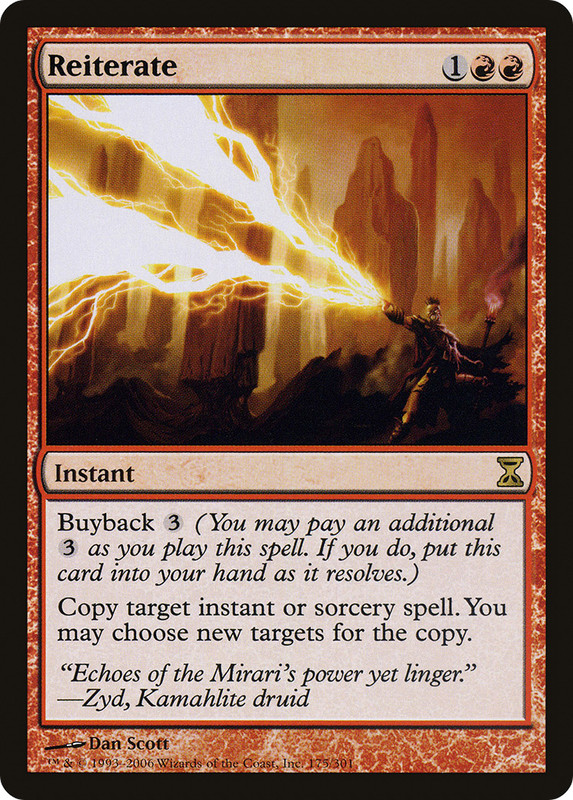 MTG ~ Reiterate ~ TSP ~ NM